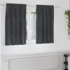 Sötétítő függönyök 2 pcs világosszürke 140 x 140 cm bársony