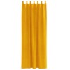 Sötétítő függönyök 2 pcs mustár sárga 140 x 245 cm bársony