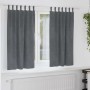 Sötétítő függönyök 2 pcs világosszürke 140 x 175 cm bársony
