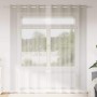 Voile függöny függönyökkel 2 pcs krém 225 x 140 cm poliészter