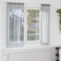 Voile függöny 2 pcs sötétszürke 175 x 140 cm poliészter