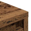 Antik fa színű szerelt fa cipőszekrény 57x34x76 cm