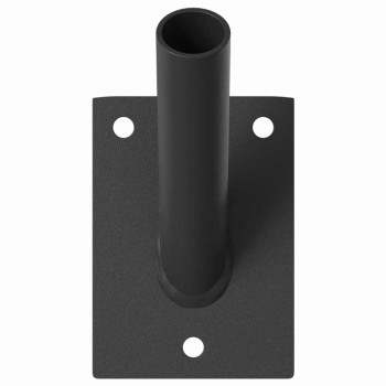Zászló pole holde fekete 10,5 x 7,5 x 0,25 cm acél