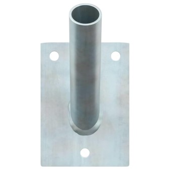 Zászló pole holde ezüst 10,5 x 7,5 x 2,5 cm acél