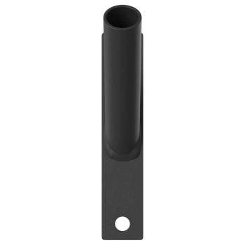 Zászló pole holde fekete 15 x 3 x 0,35 cm acél