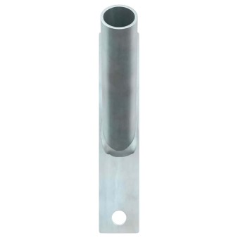 Zászló pole holde ezüst 15 x 3 x 0,35 cm acél