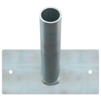 Zászló pole holde ezüst 13 x 6 x 0,2 cm acél