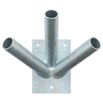 Zászló pole holde ezüst 10,5 x 7,5 x 0,2 cm acél