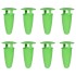 8 db zöld csiga- és csigafogók