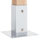 12 db horganyzott acélból oszlopalapok négyzet alakúak 61x61 mm 12 db horganyzott acélból oszlopalapok négyzet alakúak 61x61 mm