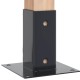 12 db antracit porszórt acél oszlopalapok négyzet alakú 61x61mm 12 db antracit porszórt acél oszlopalapok négyzet alakú 61x61mm