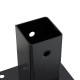 12 db antracit porszórt acél oszlopalapok négyzet alakú 61x61mm 12 db antracit porszórt acél oszlopalapok négyzet alakú 61x61mm