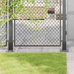 12 db antracit porszórt acél oszlopalapok négyzet alakú 71x71mm