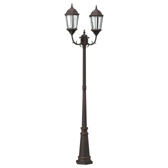 Kerti világítás bronz 68 x 20 x 235 cm alumínium és üveg
