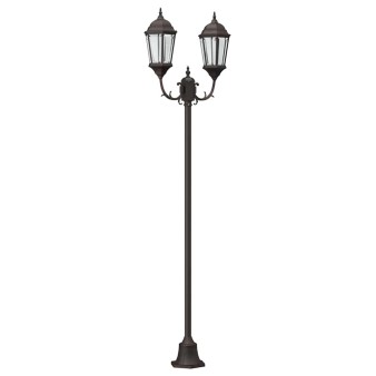 Kerti világítás bronz 68 x 20 x 235 cm alumínium és üveg