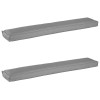 Raklap párna készlet 2 pcs szürke 200 x 40 x 8 cm oxford anyag