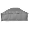 Raklap párna készlet 2 pcs szürke 200 x 40 x 8 cm oxford anyag