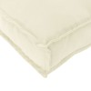 Raklap párna készlet 2 pcs krém 200 x 40 x 8 cm oxford anyag