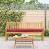 Raklap párna készlet 2 pcs bordó 200 x 40 x 8 cm oxford anyag