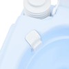Kemping wc világoskék és fehér 41,5 x 36,5 x 30 cm polietilén