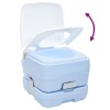 Kemping wc világoskék és fehér 41,5 x 36,5 x 30 cm polietilén