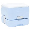 Kemping wc világoskék és fehér 41,5 x 36,5 x 30 cm polietilén