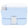 Kemping wc világoskék és fehér 41,5 x 36,5 x 30 cm polietilén