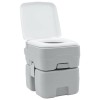 Kemping wc szürke és fehér 41,5 x 36,5 x 42 cm polietilén