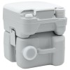 Kemping wc szürke és fehér 41,5 x 36,5 x 42 cm polietilén