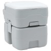 Kemping wc szürke és fehér 41,5 x 36,5 x 42 cm polietilén