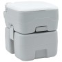 Kemping wc szürke és fehér 41,5 x 36,5 x 42 cm polietilén