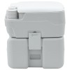 Kemping wc szürke és fehér 41,5 x 36,5 x 42 cm polietilén