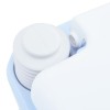 Kemping wc világoskék és fehér 41,5 x 36,5 x 42 cm polietilén