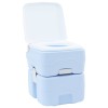 Kemping wc világoskék és fehér 41,5 x 36,5 x 42 cm polietilén