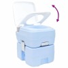 Kemping wc világoskék és fehér 41,5 x 36,5 x 42 cm polietilén