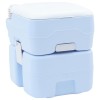 Kemping wc világoskék és fehér 41,5 x 36,5 x 42 cm polietilén