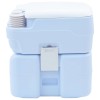 Kemping wc világoskék és fehér 41,5 x 36,5 x 42 cm polietilén