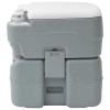 Kemping wc szürke 41,5 x 36,5 x 42 cm magas sűrűségű polietilén