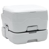 Kemping wc készlet 2 pcs szürke és fehér