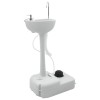 Kemping wc készlet 2 pcs szürke és fehér