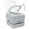 Kemping wc készlet 2 pcs szürke és fehér