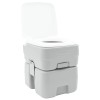 Kemping wc szürke 41,5 x 36,5 x 42 cm magas sűrűségű polietilén