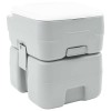 Kemping wc szürke 41,5 x 36,5 x 42 cm magas sűrűségű polietilén