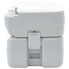Kemping wc szürke 41,5 x 36,5 x 42 cm magas sűrűségű polietilén