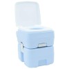 Kemping wc kék 41,5 x 36,5 x 42 cm magas sűrűségű polietilén