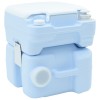 Kemping wc kék 41,5 x 36,5 x 42 cm magas sűrűségű polietilén