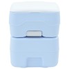 Kemping wc kék 41,5 x 36,5 x 42 cm magas sűrűségű polietilén
