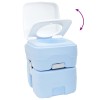 Kemping wc kék 41,5 x 36,5 x 42 cm magas sűrűségű polietilén