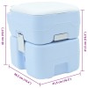 Kemping wc kék 41,5 x 36,5 x 42 cm magas sűrűségű polietilén