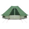 Tipi sátor tetővel tárolóval zöld 466 x 310 x 240 cm taft